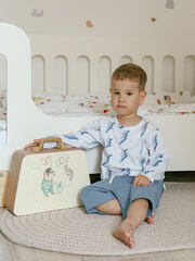 Лонгслив оверсайз Mjölk Молнии