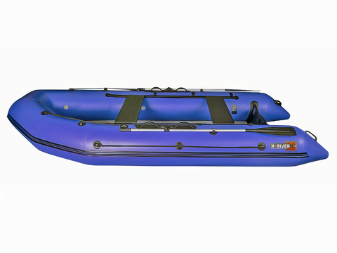 Надувная ПВХ-лодка X-River Rocky 355 НДВД, с усиленным дном и баллонами