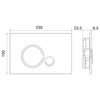BelBagno BB066CHR/BB870SC/BB002-80/BB014-SR-BIANCO Комплект 4 в 1 Унитаз подвесной BelBagno ONDA BB066CHR с сиденьем BB870SC + Система инсталляции для унитазов BelBagno BB002-80 с кнопкой смыва BB014-S