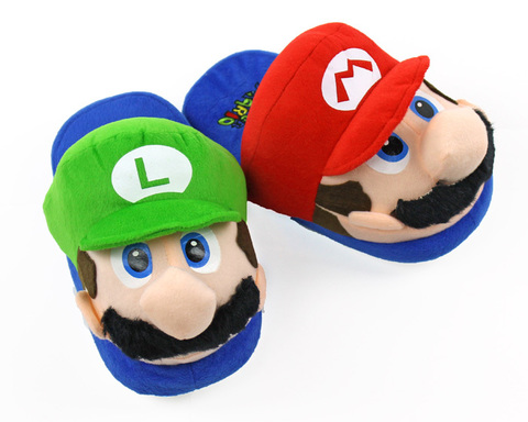Марио и Луиджи тапочки домашние