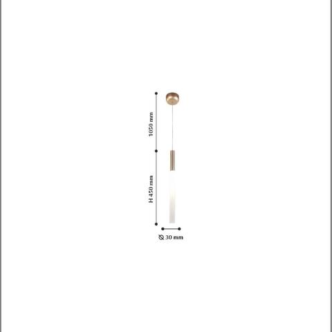 Подвесной светодиодный светильник Favourite Tibia 2217-1P