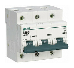 13021 Авт.выкл. 3п 100А-D ВА201 DEKraft