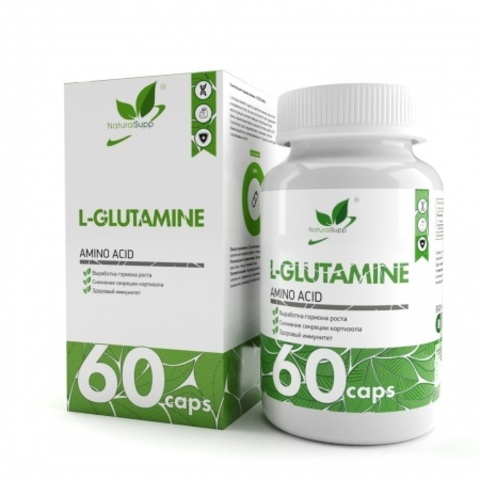 Глютамин / L-Glutamine / 60 капс.