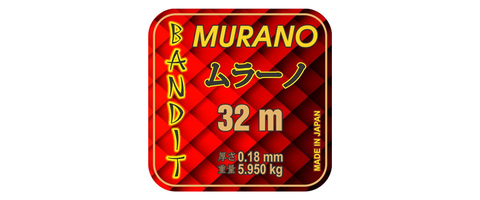 МОНОФИЛЬНАЯ ЛЕСКА MURANO BANDIT 32 м 0,25 тест 8,350 (прозрачная)	продажа от 5 шт.