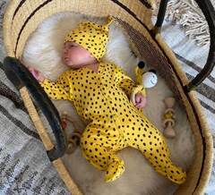 Комбинезон (желтый в крапинку)