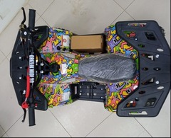 Детский бензиновый квадроцикл MOTAX GRIZLIK MIDI PS Мини-Гризли BIG WHEEL с механическим стартером
