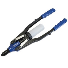 Заклепочник КОБАЛЬТ 460 мм, двуручный, усиленный, заклепки 2,4-3,2-4,0-4,8-6,4 мм, контейнер, коробка (243-554)