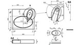 Раковина из литьевого мрамора над стиральной машиной Эстет LEA 600Х545