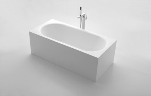 BelBagno BB78-1700 Отдельностоящая, прямоугольная акриловая ванна 1700x800x580