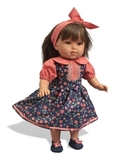 Платье комбинированное - . Одежда для кукол, пупсов и мягких игрушек.