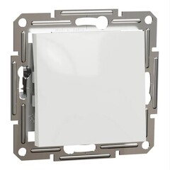 ВЫКЛЮЧАТЕЛЬ ПЕРЕКРЕСТНЫЙ С/У 1-КЛАВИША МЕХ БЕЛЫЙ ASFORA /SCHNEIDER/