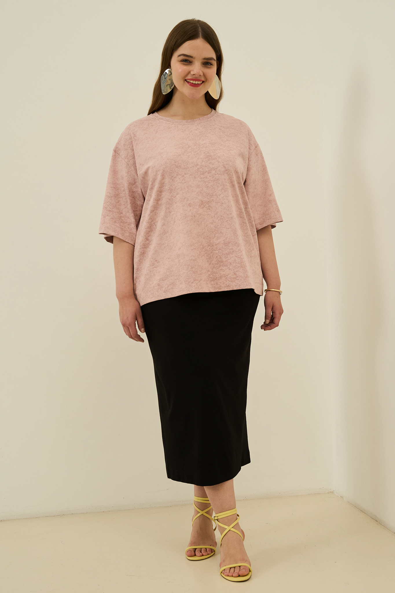 Футболка boxy fit из хлопка