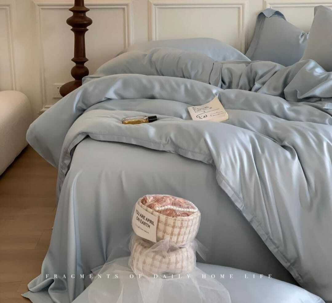 Комплект Полуторка Тенсель Голубой