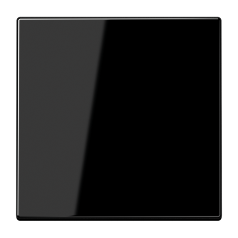 Выключатель одноклавишный. 10 A / 250 B ~. Цвет Чёрный. JUNG LS. 501U+LS990SW