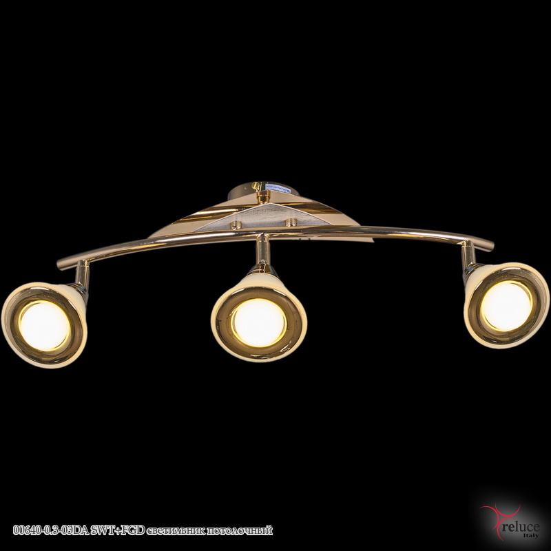 Светильник Спот 00640-0.3-03DA SWT+FGD Белый/Золото