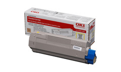 Тонер-картридж OKI желтый для C712. Ресурс 11000 стр. (46507625/46507613)