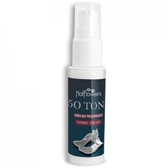 Возбуждающий гель 50 TONS для двоих с вибрационным эффектом и ароматом красного вина (15 гр.)