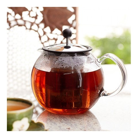 Чайник заварочный с прессом Bodum Assam (0,5 литра), хром