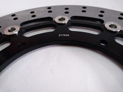 Диск тормозной передний на YAMAHA YZF R6 , YZF R1 04-06/15-21, YZF R1M, FZ1 / FZS FAZER ,MT-10 ABS, V-MAX 1700 черный