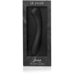 Черный вибратор Je Joue Juno - 17 см. - 