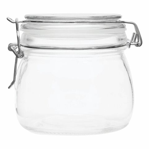 Стеклянная банка для хранения продуктов CLICKY M, объем ок. 500 ml