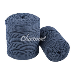 Indigo cotton cord 4 mm