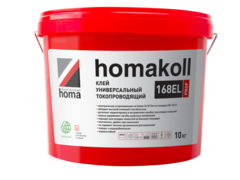 Универсальный клей для напольных покрытий, токопроводящий, водно-дисперсионный Homakoll 168 EL Prof 10 кг