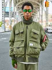 Бомбер Alpha Industries Multi Pocket Bomber Jacket OG-107 (Зеленый)