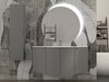 Cezares 82411 Стеклянная раковина Extra-light, 138x52