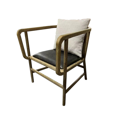 Полукресло Roomers Furniture hac6018-oak/a006b-2/cp155