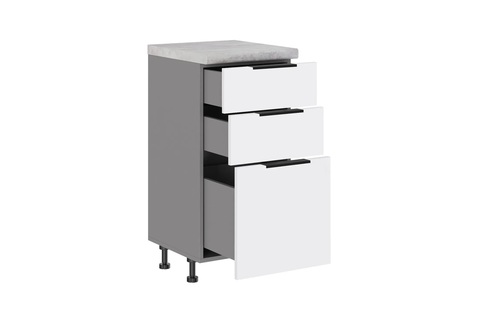 Брауни С3ЯК-400 (Г.394) шкаф нижний (3 ящика: 3 фасада)