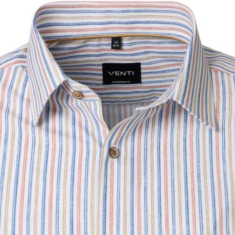 Сорочка мужская Venti Modern Fit 154411100-400 в весёлую полоску