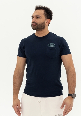 Футболка Bowery NYC "Only The Brave" Slub Navy