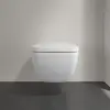 Villeroy&Boch 4626HS01 Унитаз, Villeroy&Boch, Collaro, безободковый, тип установки-подвесной, ширина, мм-375, глубина, мм-560, высота, мм-330, форма чаши-прямоугольная, выпуск-горизонтальный, материал-керамика, сиденье-в комплекте, крепления в компле
