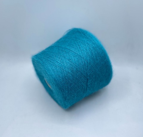 Filcom (пр.Италия), art- Tramonto 850м/100гр.75%Суперкид мохер 25%Шелк, цвет-Бирюза(687) арт.33556