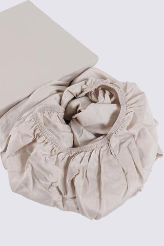 Сатиновое полотно EcoCotton 120х200 | бежевый