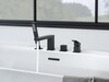 Aquatek AQ1648MB AQ1648MB ЛИБРА смеситель на борт ванны на 4 отв., матовый черный