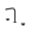 Boheme 152-SGM.4 Смеситель на столешницу STICK SPIRALE на 3 отв. Shine Gun Metal