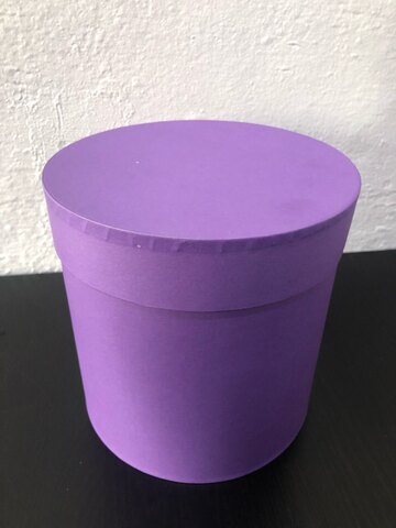 Цилиндр одиночный, 20х20 см, Фиолетовый, 1 шт.