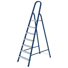 Стремянка, 7 ступеней, стальная, Россия, Сибртех, 97847