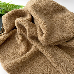 Мех искусственный для игрушек, кудрявый, БУКЛЕ, ПЕСОЧНЫЙ цвет, отрез 100*50 см, 100 п/э