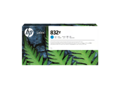 Картридж HP 832Y Cyan Latex 1L Ink Cartridge для HP Latex 700 / 800 (4UV06A / 4UV76A)