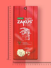 "ZAKUS" хрустящие бочонки ржаные с чесноком, 50 г