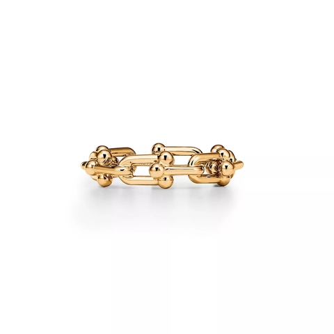 Кольцо из жёлтого золота 18k,Tiffany 💠Hard Wear micro
