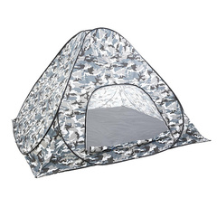 Зимняя палатка автомат Premier Fishing (2,3*2,3 м, КМФ, дно на молнии)