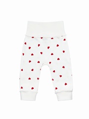 Штанишки Сердечки red (56,62)