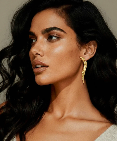 Серьги Перцы gold