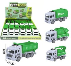 Машина СпецТехника 4 вида, 12см, в уп 12шт. цена за шт.