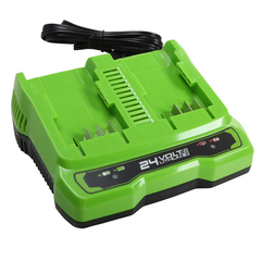 Зарядное устройство Greenworks 24V 2А G24X2UC2 на 2 аккумулятора