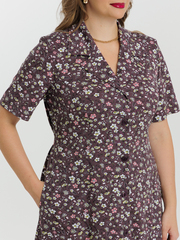 4536 Халат на пуговицах